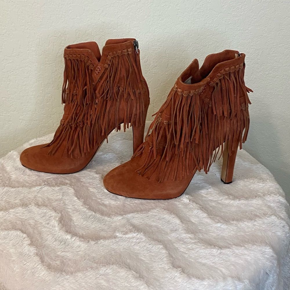 Jean-Michel Cazabat Fringe Booties - Picture 5 of 10